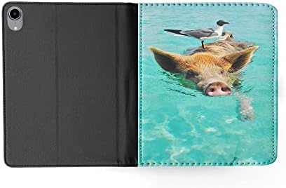 Porci drăguțe și păsări de înot fermă de flip tablete capac pentru Apple iPad Mini