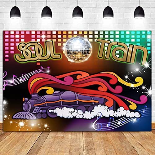 Yongqian 70 și 80 Disco dans bal petrecere tema fotografie Fundaluri 70 ' 80 Soul Train Neon Glow Glitter Muzica Foto Fundal Studio fotografiere recuzită 7x5ft vinil