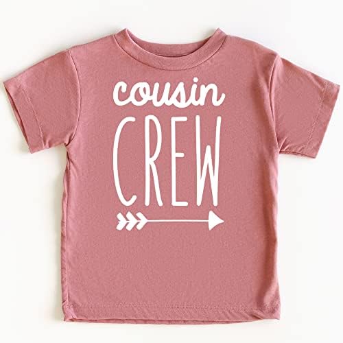 Cousin Crew Arrow tricouri și Body-uri pentru bebeluși și copii mici, băieți și fete, ținute distractive de familie