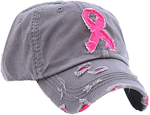 Pink Ribbon Conștient pentru femei Cap de baseball vintage