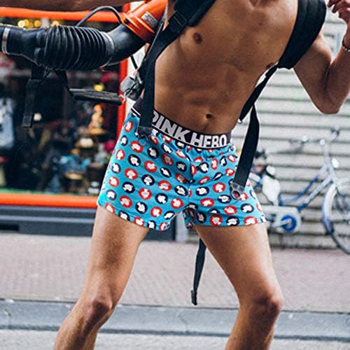 BMISEGM TRUNK MENS TRUNK LENSEAR PINK EROES MENS Boxer Underpants Knickers Sexy Sexy Shorts Shorts Mens Anatomical