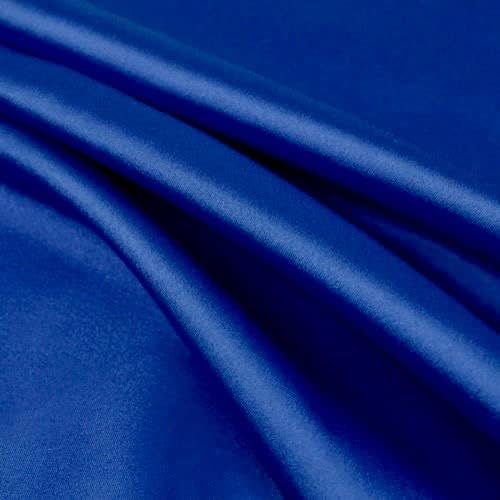 Payton Royal albastru Faux mătase minim Stretch Charmeuse Satin tesatura de curte-10017