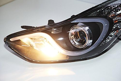Generice LED benzi faruri cu Bi Xenon proiector Lens 2012-2014 an ZJ pentru Hyundai Elantra