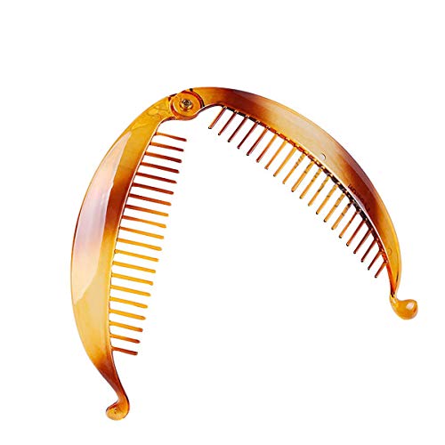 4 PC -uri pentru femei modă banană Clip de păr Claw Claw rotunjire părul pieptene francez Francez de păr de păr de păr Hairgrip