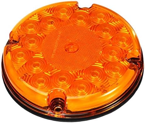 Partsam 2pcs 7 rotund LED Trailer lumini 17 LED impermeabil LED Park Turn semnal Flasher lumini cu garnituri impermeabile pentru