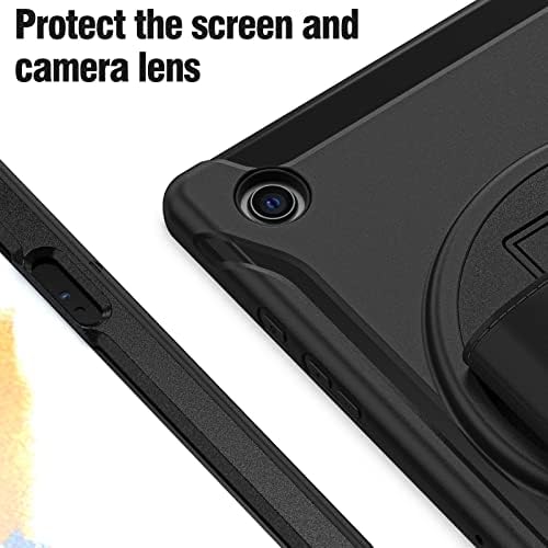 Bundle-Junfire Samsung Galaxy Tab A8 10,5 inch Carcasă 2022 și Protector de ecran Paperfeel