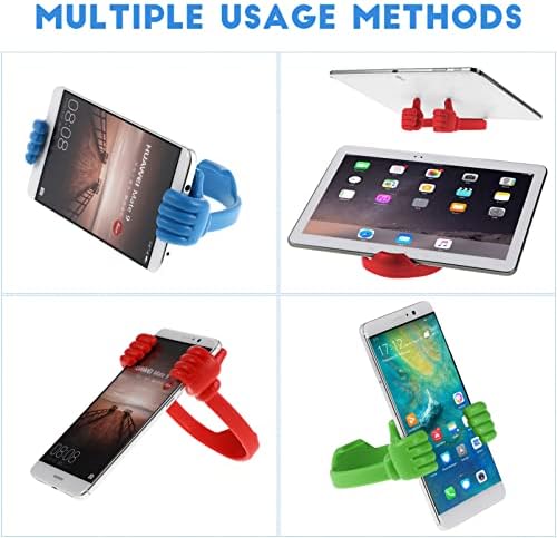 Stand telefon de telefon Besportble Stand 6 PC -uri Thumbs Up Telefonul mobil Standuri multi culori flexibile Portabil pentru