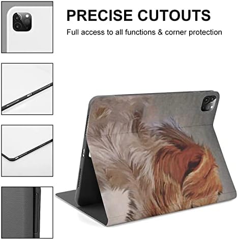 Jack Russell Terrier Tablet Tablet Case Slim Flip Stand Cover de protecție cu suport pentru creion compatibil pentru iPad Pro