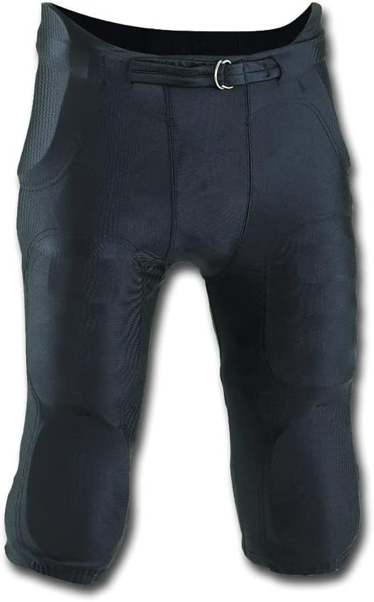 Pantaloni de fotbal integrați standard pentru bărbați Riddell, negru, XL