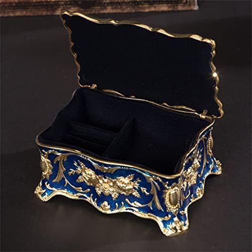 SCDZS metal Artizanat stil european Retro cutie Creative inel colier cutie de depozitare mici cadou