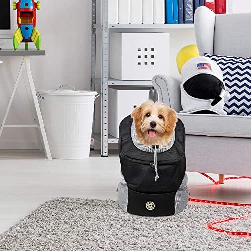 Shusuen Pet Bag Carrier Backpack portabil Puppy Dog Cat Travel Bag, Respirabil Head-Out rucsac sac pentru pisici, catelus si