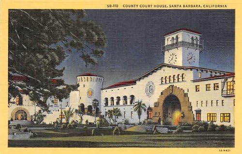 Santa Barbara, carte poștală din California