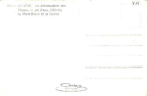Le DebaroAderere des Paquis Card poștale din Elveția