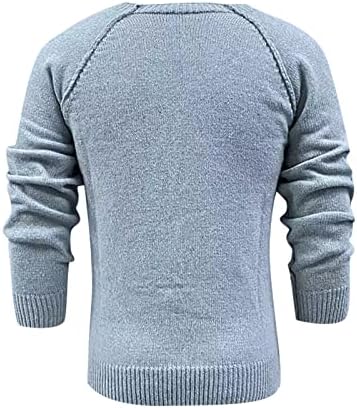 Jachete pentru bărbați Cottonvest pulover tricot relaxat în formă de gât V nelegat cu mâneci tricotate vestă pentru bărbați