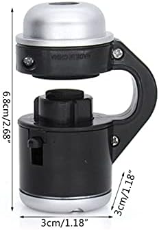 JF-XUAN 1 buc universal 30x optic Zoom telefon mobil microscop LED Clip Micro Lens telescop lupa
