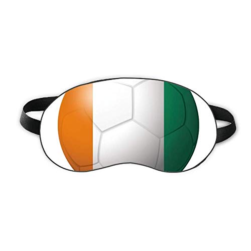 Coate D'Ivoire Flag National Fotbal Fotbal Sleep SHIELD SHIELD NOAPTĂ SĂRBĂTOR Blindfold Shade Cover