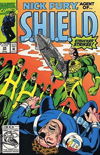 Nick Fury, Agent al S. H. I. E. L. D. 34 VG; carte de benzi desenate Marvel / Baron Strucker