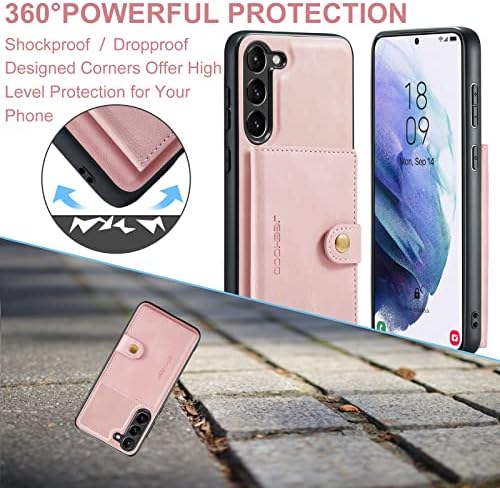 HAII pentru Galaxy S23 5g Husă portofel din piele PU husă detașabilă magnetică din spate buzunare husă de protecție rezistentă la șocuri pentru Samsung Galaxy S23 5G 2023