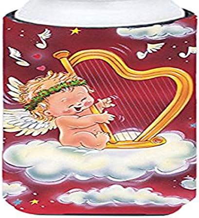 Caroline's Treasures AAH7273TBC Îngeri cu harp Valentine's Tall Boy Hugger, poate răcire cu mânecă Hugger Mașină la spălare