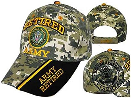 MWS retras armata emblema Camo Cap armata SUA acrilice licențiat Negru brodate Cap pălărie