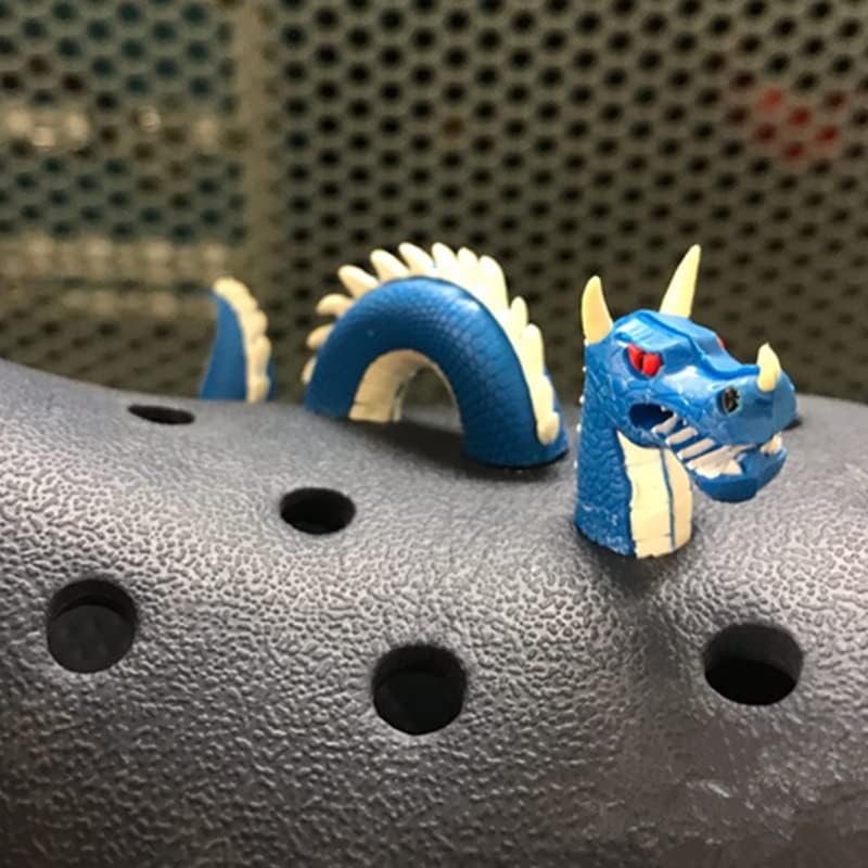 Dragon Charm for Crocs-adăugați un foc la încălțăminte! Albastru