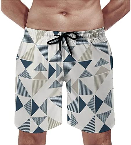 Mens pantaloni scurți Mens vara agrement Litoral Plaja vacanță Hot Spring 3D digital imprimare dantela până buzunar înot scurt