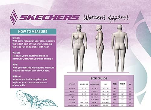 Skechers Women Go Go Walk Pantail pentru cultură cu talie înaltă