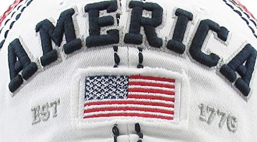 America USA Eagle Vintage Distressed Dad Hat Baseball Cap Cap
