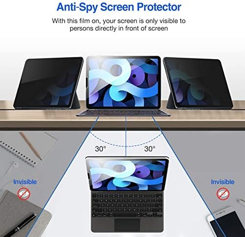 Procase Slim Smart Cover Bundle cu protectoare cu ecran de confidențialitate pentru iPad Air 5/4th