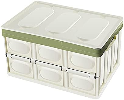 Cutie de depozitare pliabilă din plastic durabilă Stackable Crindați alimente Organizator de containere, ladă de depozitare