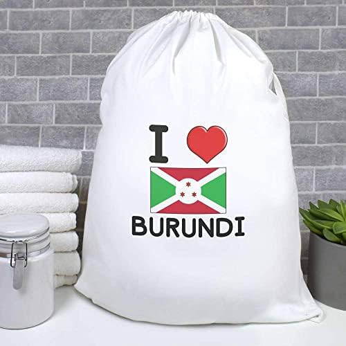 Azeeda 'I Love Burundi' Spălătorie/Spălătorie/Geantă De Depozitare