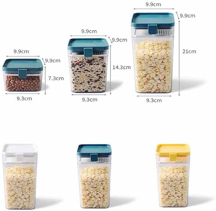 LIRUXUN recipient de distribuire a alimentelor borcane de depozitare a cerealelor sigilate împotriva alimentelor Cutii de depozitare