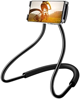Wenffbbou Stand de telefon mobil flexibil, brațe lungi, suport leneș, atârnat pe gâtul de telefon mobil universal pentru telefonul mobil iPad PC pentru desktop