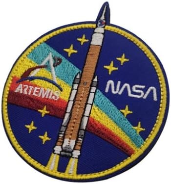 NASA Artemis Brodery Patch Patch Militar Tactic Moral Patch Badges Emblem Applique Patches pentru accesorii pentru rucsac pentru