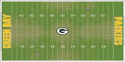 Jocuri Tudor Green Bay Packers NFL Ultimate set de fotbal Electric-cadru de aluminiu, câmp de 48 x 24