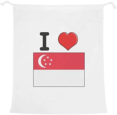 Azeeda 'I Love Singapore' Spălătorie/Spălătorie/Geantă De Depozitare