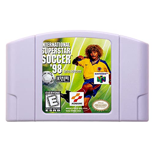 NOU N64 Games Cartridge Superstar International Soccer'98 Versiunea SUA NTSC pentru N64 Console de joc