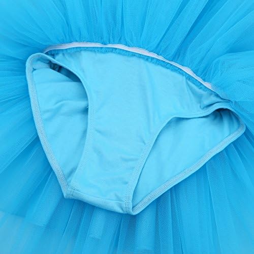 Iefiel pentru fete paiete din sifon rochie de dans de balet gimnastică leotard balerina costum de zână