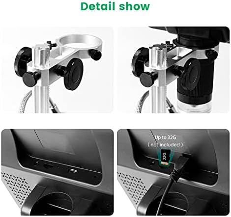 ZHUHW 8.5 Inch microscop 1080p reglabil LCD display microscop pentru lipit Industriale de întreținere