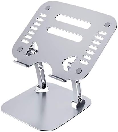 Stand și montare Boxwave Compatibil cu Razer Book 13 - Standul laptopului Executive Versaview, Stand ergonomic reglabil pentru laptop - argint metalic