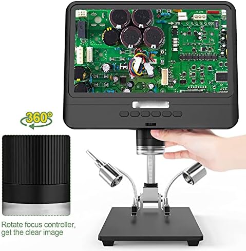 Microscop Electronic Czdyuf 5x-1200x cameră digitală pentru microscop pentru lipit lupă reglabilă 1080p