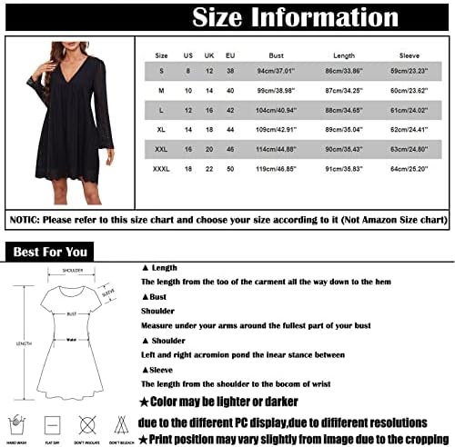 Rochie de pulover pentru femei nokmopo pentru femei cu mânecă lungă cu mânecă lungă solid v gât mini rochie maxi rochie