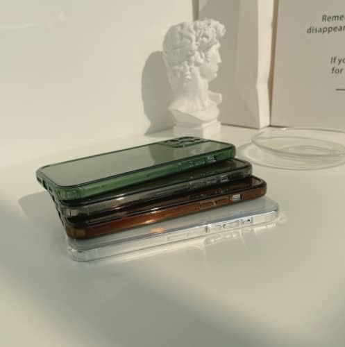 Carcasă Ztofera pentru iPhone 12 Pro de 6,1 inci, Clear Soft Silicon Silicon Protector Retro Color Transparent Shockproof Telefon