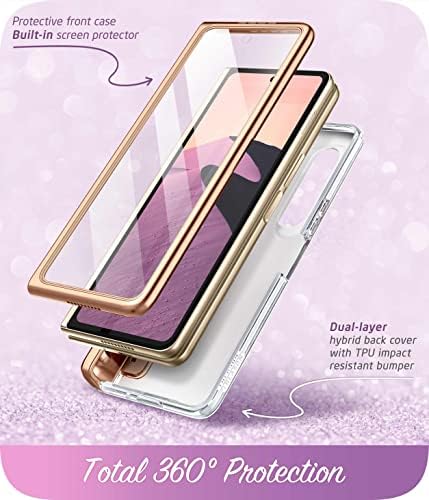 Seria I-Blason Cosmo pentru Samsung Galaxy Z Fold 4 Carcasă cu suport pentru stilou, protecție elegantă BUMPER FOLD 4 CUSE