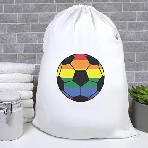 Azeeda 'LGBTQ Flag fotbal' spălătorie/spălare/depozitare sac