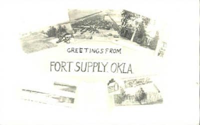 Fort Supply, Oklahoma Postcard