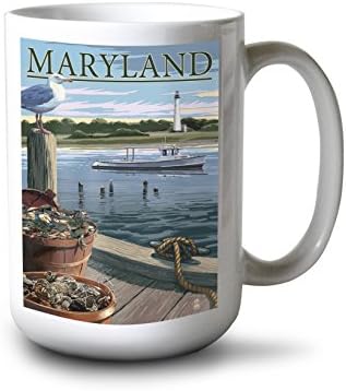 Lantern Press Maryland, Crab albastru și stridii pe doc