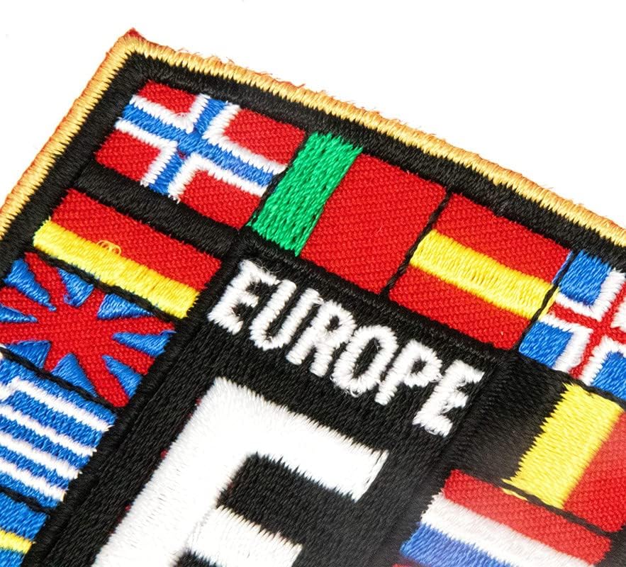 A-One țări europene SCUTIFOR PATCH+Cehia Regimentală din țesătură Patch Patch, Stick National Banner National Stick on Patch,