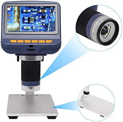 Lxxsh 220x microscop electronic Stereo digital pentru repararea lipirii cu lumină LED cu ecran de 4,3 inci