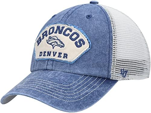 '47 bărbați Navy/Alb Denver Broncos Denali camionagiu curăța Snapback pălărie